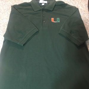 Miami hurricanes polo shirt
